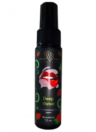 Спрей для горла Deep Throat с десенсибилизирующим эффектом и вкусом клубники - 50 мл. - БиоМед - купить с доставкой в Ростове-на-Дону