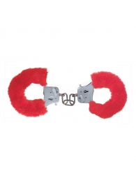 Красные игровые наручники - Toy Joy - купить с доставкой в Ростове-на-Дону