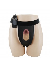 Полый вибрострапон на регулируемых трусиках Draven - 17,5 см. - Baile - купить с доставкой в Ростове-на-Дону