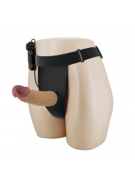 Полый вибрострапон на регулируемых трусиках Draven - 17,5 см. - Baile - купить с доставкой в Ростове-на-Дону