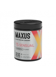 Анатомические презервативы MAXUS Sensual - 15 шт. - Maxus - купить с доставкой в Ростове-на-Дону