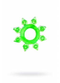 Зеленое эрекционное кольцо-звезда - Toyfa Basic - в Ростове-на-Дону купить с доставкой