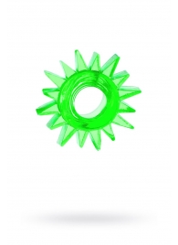 Зеленое эрекционное кольцо-солнце - Toyfa Basic - в Ростове-на-Дону купить с доставкой
