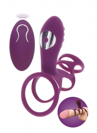 Фиолетовая эрекционная вибронасадка Halo Halo C-Ring Sleeve - Toy Joy - в Ростове-на-Дону купить с доставкой