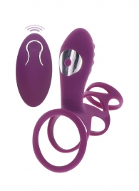 Фиолетовая эрекционная вибронасадка Halo Halo C-Ring Sleeve - Toy Joy - в Ростове-на-Дону купить с доставкой