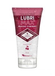 Интимный гель-смазка на водной основе Lubrimax Magic Cherry - 75 мл. - ИнтелБИО - купить с доставкой в Ростове-на-Дону