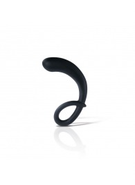 Черный массажер простаты Curving Curt - 13 см. - MyStim - купить с доставкой в Ростове-на-Дону