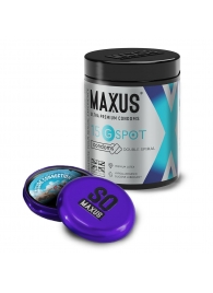Гладкие презервативы Maxus G spot с двойной спиралью - 15 шт. - Maxus - купить с доставкой в Ростове-на-Дону