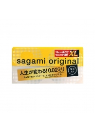 Презервативы увеличенного размера Sagami Original 0.02 XL-size - 12 шт. - Sagami - купить с доставкой в Ростове-на-Дону