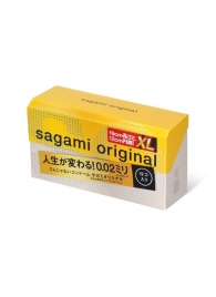 Презервативы увеличенного размера Sagami Original 0.02 XL-size - 12 шт. - Sagami - купить с доставкой в Ростове-на-Дону