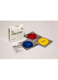 Разноцветные ароматизированные презервативы Unilatex Multifruits - 3 шт. - Unilatex - купить с доставкой в Ростове-на-Дону