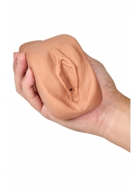 Маструбатор-вагина с вибрацией Soft   Wet Renata Realistic Tan Masturbator - Blush Novelties - в Ростове-на-Дону купить с доставкой