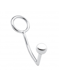 Кольцо на пенис с анальным стимулятором Stainless Steel Anal Hook   Cock Ring - BlueLine - в Ростове-на-Дону купить с доставкой