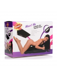 Черная подушка для секса Mount Me Inflatable Sex Position Pillow - XR Brands - купить с доставкой в Ростове-на-Дону