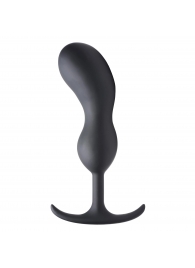 Черный массажер простаты с утяжелителями Premium Silicone Weighted Prostate Plug XL - 20,8 см. - XR Brands - в Ростове-на-Дону купить с доставкой