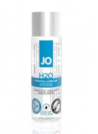 Охлаждающий лубрикант на водной основе JO Personal Lubricant H2O COOLING - 60 мл. - System JO - купить с доставкой в Ростове-на-Дону