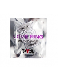 Прозрачное виброкольцо с двумя вибропульками - Toyfa Basic - в Ростове-на-Дону купить с доставкой