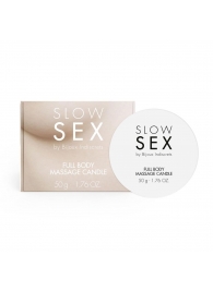 Массажная свеча для всего тела Slow Sex - 50 гр. - Bijoux Indiscrets - купить с доставкой в Ростове-на-Дону