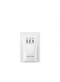 Полоски для орального секса Slow Sex Oral Sex Strips - 7 шт. - Bijoux Indiscrets - купить с доставкой в Ростове-на-Дону