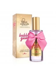 Разогревающее массажное масло Light My Fire Bubble Gum с ароматом бабл-гам - 100 мл. - Bijoux Indiscrets - купить с доставкой в Ростове-на-Дону