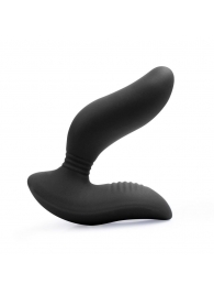 Черный вибромассажер простаты 3,5’’ Curve P-spot Massager - 12 см. - Erokay - в Ростове-на-Дону купить с доставкой