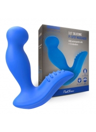 Синий вибромассажер простаты 3,5’’ P-spot Massager - 12,5 см. - Erokay - в Ростове-на-Дону купить с доставкой