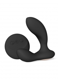 Черный вибромассажер простаты с пультом ДУ Hugo 2 Remote - Lelo - в Ростове-на-Дону купить с доставкой