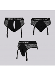Трусики для фиксации насадок Strap-on-me Harness Lingerie Diva XS - Strap-on-me - купить с доставкой в Ростове-на-Дону