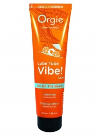 Гель с эффектом вибрации Lube Tube Vibe Low Sex On The Beach - 100 мл. - ORGIE - купить с доставкой в Ростове-на-Дону