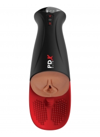 Мастурбатор-вагина в колбе с вибрацией Fuck-O-Matic Pro XL - Pipedream - в Ростове-на-Дону купить с доставкой