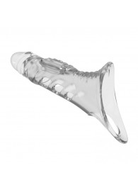 Прозрачная насадка на пенис - 22 см. - Baile - в Ростове-на-Дону купить с доставкой