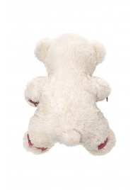 Бондажный набор: белый мишка с розовыми оковами и наручниками - Pecado - купить с доставкой в Ростове-на-Дону