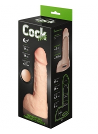 Телесный фаллоудлинитель с мошонкой Cock Next - 17 см. - LOVETOY (А-Полимер) - в Ростове-на-Дону купить с доставкой