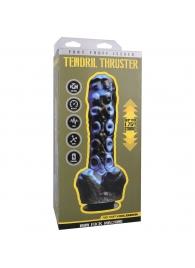 Черно-синяя мини-машина на присоске Tendril Thruster - 21,6 см. - Doc Johnson - купить с доставкой в Ростове-на-Дону