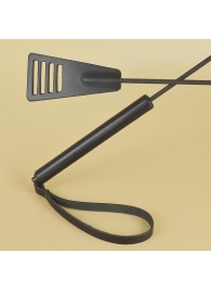 Черный кожаный стек «Сириус» - 60 см. - Sitabella - купить с доставкой в Ростове-на-Дону