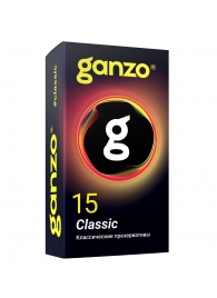 Классические презервативы с обильной смазкой Ganzo Classic - 15 шт. - Ganzo - купить с доставкой в Ростове-на-Дону