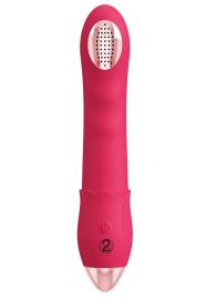 Малиновая насадка на душ с вибрацией Showers to orgasm - 20,1 см. - Orion - купить с доставкой в Ростове-на-Дону