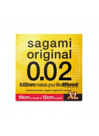 Презерватив увеличенного размера Sagami Original 0.02 XL-size - 1 шт. - Sagami - купить с доставкой в Ростове-на-Дону