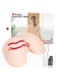 Мастурбатор-полуторс с двойным слоем материала и вибрацией Jenny Onahole Real Hips - KOKOS - в Ростове-на-Дону купить с доставкой