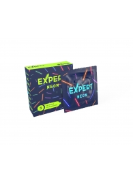 Светящиеся в темноте презервативы Expert Neon - 3 шт. - Expert - купить с доставкой в Ростове-на-Дону