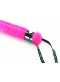 Нежная плеть с розовым мехом BDSM Light - 43 см. - БДСМ Арсенал - купить с доставкой в Ростове-на-Дону