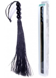 Черная силиконовая плеть - 37 см. - Boys of Toys - купить с доставкой в Ростове-на-Дону