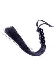 Черная силиконовая плеть - 37 см. - Boys of Toys - купить с доставкой в Ростове-на-Дону