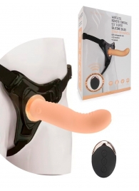 Женский вибрострапон со съемной насадкой и пультом ДУ - Erokay - купить с доставкой в Ростове-на-Дону