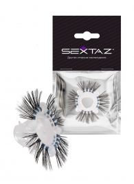 Эластичное эрекционное кольцо с черными «ресничками» - Sextaz - в Ростове-на-Дону купить с доставкой