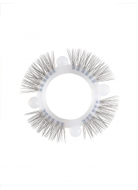 Эластичное кольцо с «ресничками» и 4 шариками - Sextaz - в Ростове-на-Дону купить с доставкой