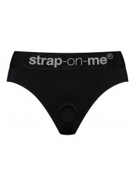 Черные трусики для насадок Heroine Lingerie Harness - size XL - Strap-on-me - купить с доставкой в Ростове-на-Дону