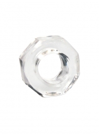 Прозрачное эрекционное кольцо в форме гайки - Sex Expert - в Ростове-на-Дону купить с доставкой