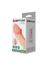 Телесная насадка на пенис Huel - 9 см. - Baile - в Ростове-на-Дону купить с доставкой