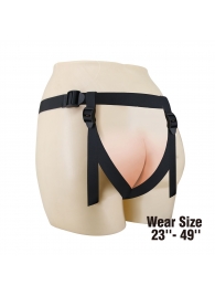 Черные трусики харнесс с платформой Caludio I - Baile - купить с доставкой в Ростове-на-Дону
